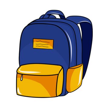 cartoon school bag illustration, school bag, bag, backpack png transparent clipart image and psd file for free download